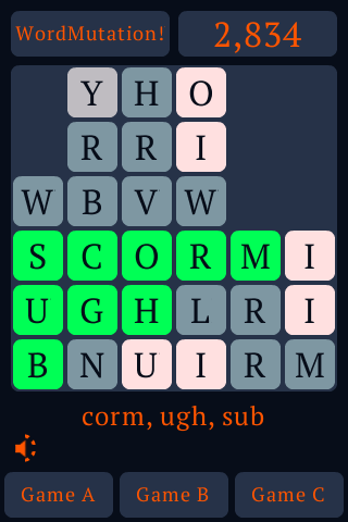 WordMutation screenshot